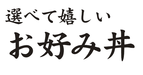 お好み丼